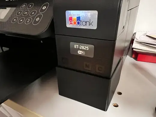 Epson Drucker ET-2825 Tinten Abdeckung Schutz UV
