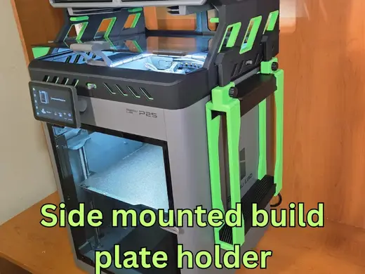 X1C P1S P2S D3P Side build plate holder