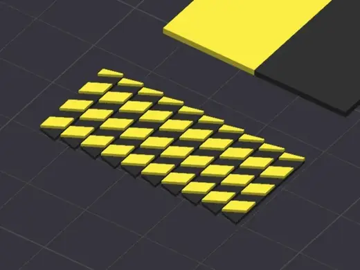 BattleTech direction indicator stripes with colors