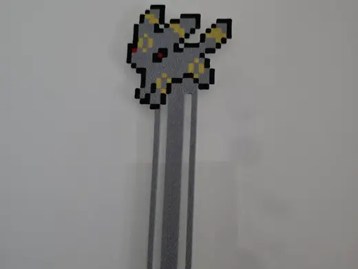 Segnalibro Pokemon Umbreon Pixel Art Minimal cute