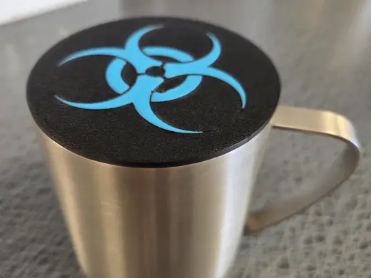 Coffee Cup Lid Biohazard Primus 4-seasons