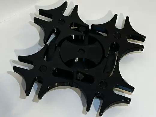 Geneva wheel system for 4 geneva wheels