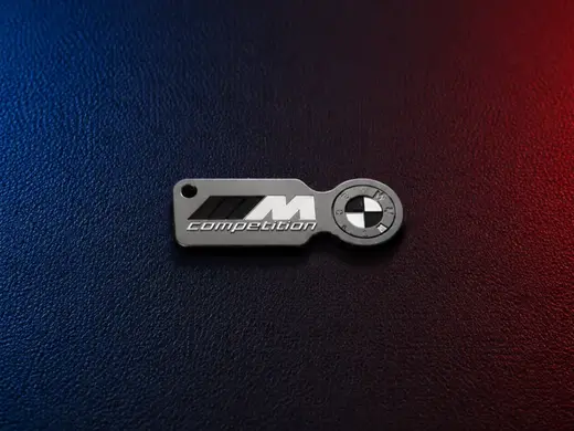 BMW M Competition Schlüsselanhänger Einkaufchip