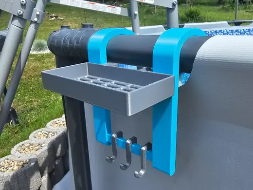 Pool Equipment Hanger – Wall Mount v1