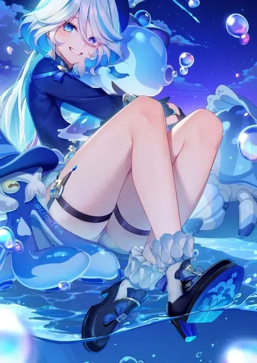 芙宁娜浮雕照片
