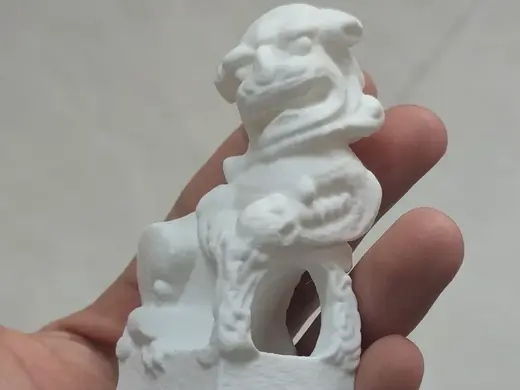 超精细开封市禹王台古吹台石狮子(右)