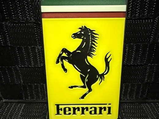 Ferrari Logo - Hueforge