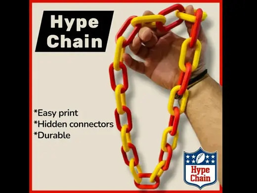 Large Fan Chain Necklace