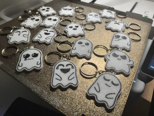 Halloween portachiavi baby ghost