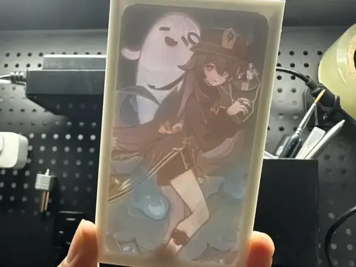 胡桃浮雕照片-七圣召唤卡牌-附显色图