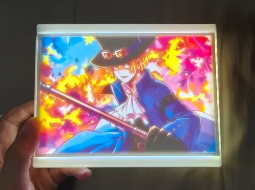 海贼王萨博透光浮雕