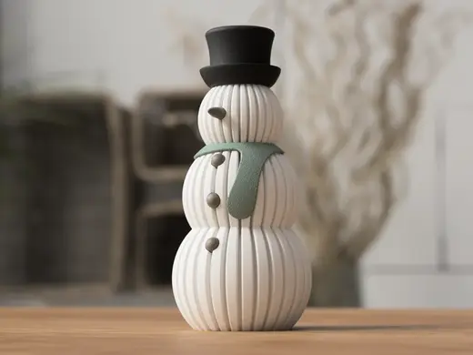 Christmas Snowman decoration (tealight compatible)