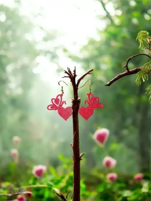Butterfly in love earrings