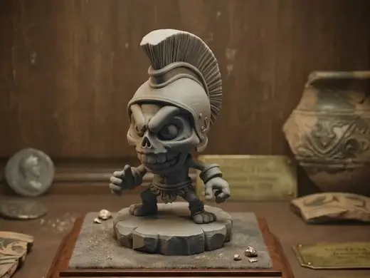 Soldato Teschio stile " Chibi "