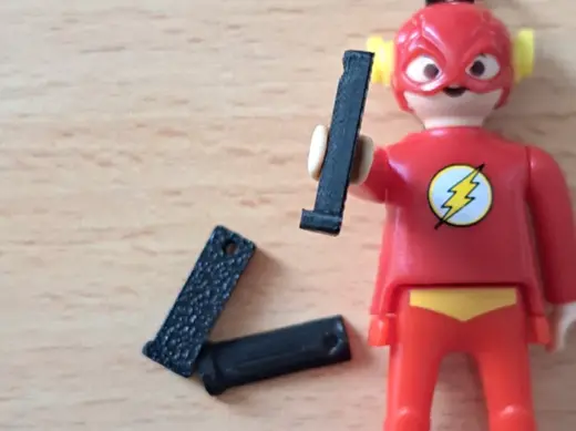 Traba para llavero playmobil kinder