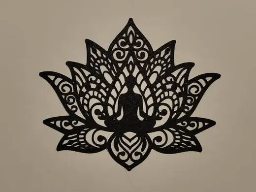 Lotus flower yoga