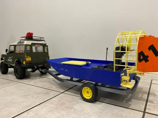 RC Land Rover Tow Bar For Boat Or Car Trailer