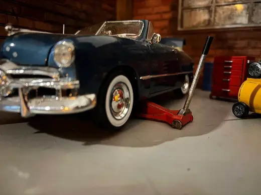 hydraulic Car Jack 1:24 garage diorama accessories