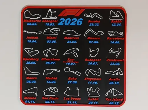 2026 Formula 1 Calendar