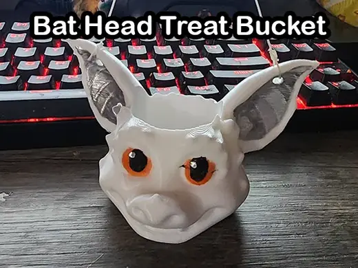 Bat Head Treat Mini treat bucket