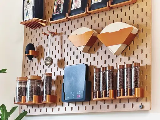 Skadis Coffee Station Organizer