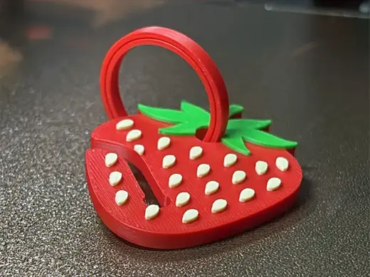 Strawberry Poop Clip Holder