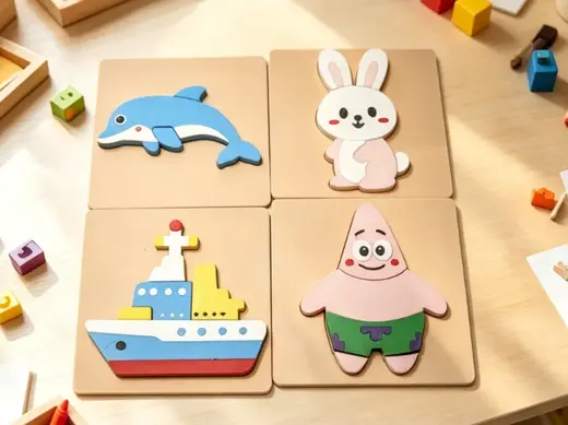 Montessori 4-in-1 Animal 3D Puzzle(9th upload)