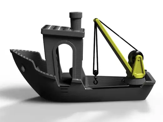 Crainchy - Benchy with moving crane