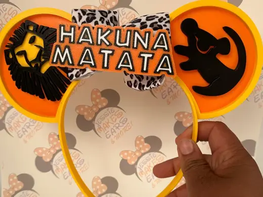 Lion King "Hakuna Matata" Disney Theme Park Ears
