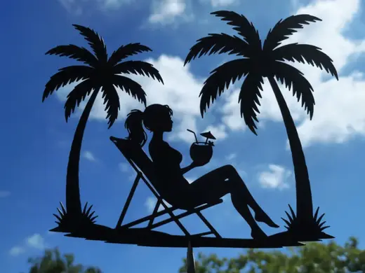 Tropical Beach Relaxation Wall Art