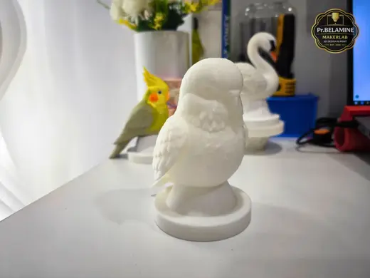 Budgerigar Parakeet High-Detail Figurine