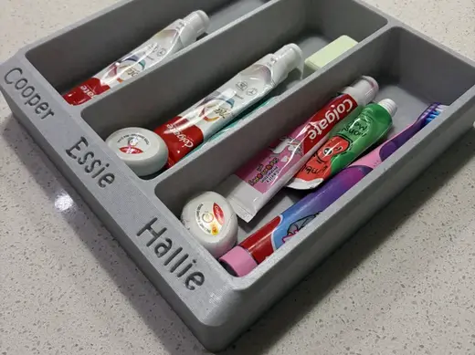 Personalised drawer organiser
