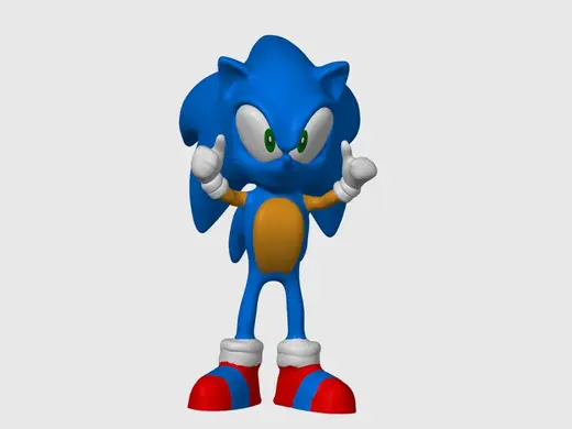 Sonic Blue Blur 90s Edition V 2