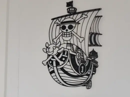Plaque Art mural One Piece Sunny