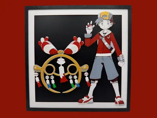 Mega Chimecho with a Pokemon Trainer