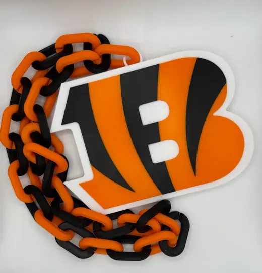 Cincinnati Bengals Oversized Logo CHain