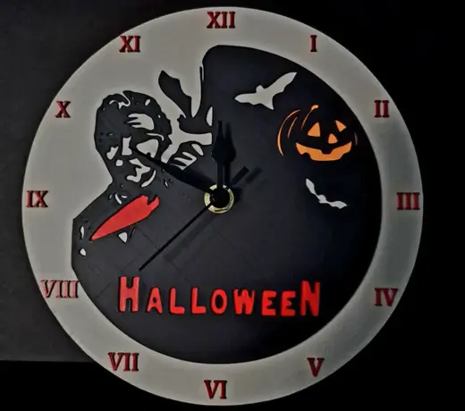 Halloween Michael Myers Clock