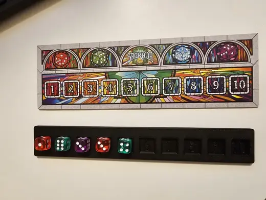 Round Tracker (for Sagrada the Boardgame)