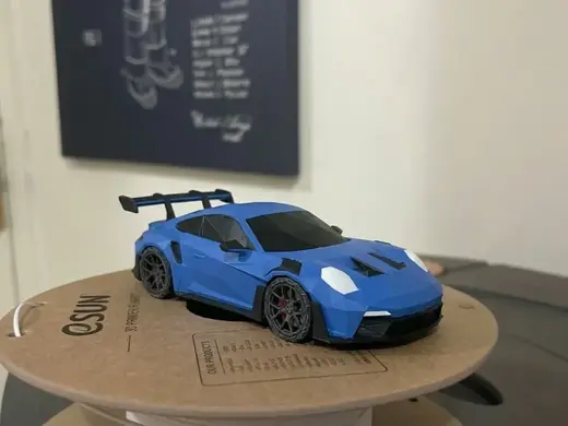 Porsche 911 GT3 RS - Low Poly Edition--4 COLOR