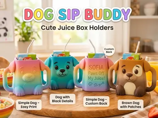 Dog Juice Holder for Kids