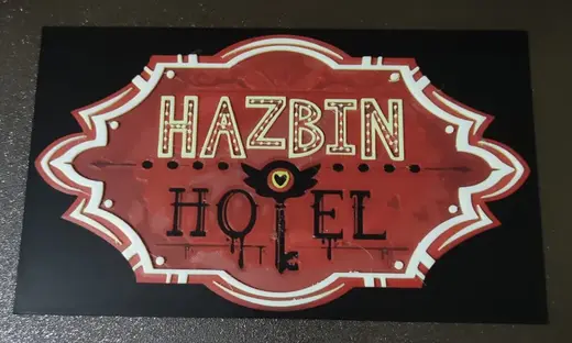 Hazbin Hotel Logo Hueforge
