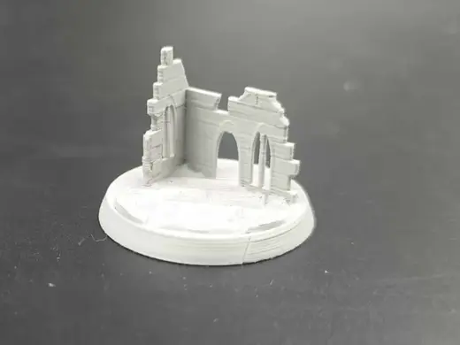 DnD Miniature Model Bases 32mm RPG -castle ruins 4