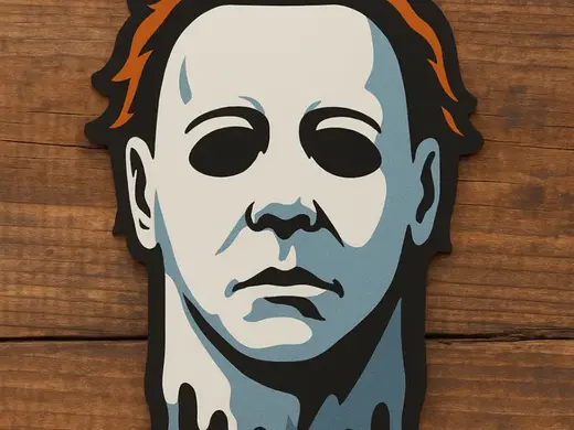 Melting Michael Myers Wallart
