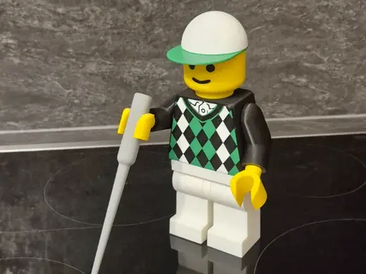 Brick Man Golfspieler 20cm