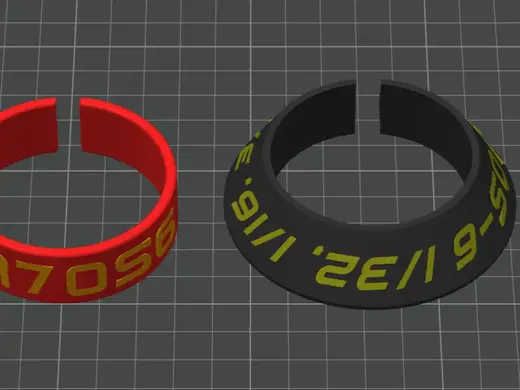 Rod Guard Welding Rod Tube Marker Rings - Blank