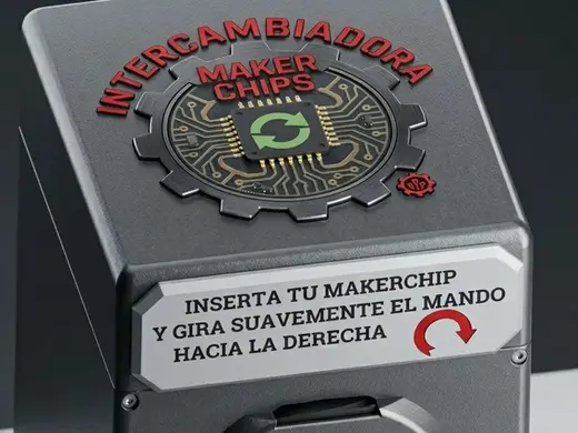 MAQUINA INTERCAMBIADORA DE MAKERCHIPS