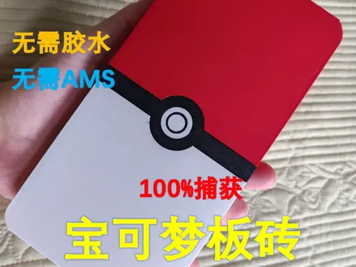 宝可梦板砖 精灵球板砖 板砖精灵球 100%收服人类 Pokemon
