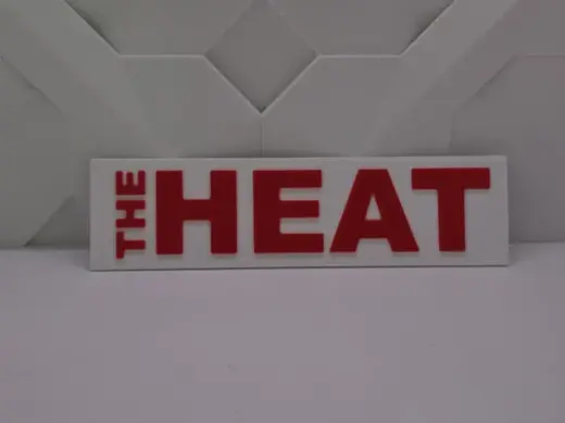 Damon Heta "The Heat" Dart Logo/Sign