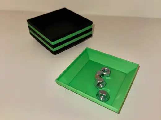 Trays for small parts