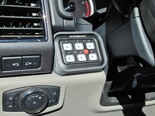 Auxbeam 6 Gang Switch Mount Ford F150 F250 F350